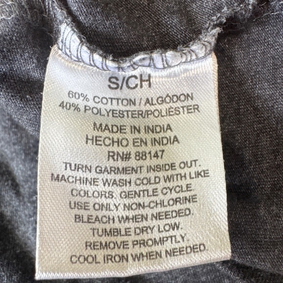 Disney Grumpy Tank Top Womens Charcoal Pink Trim Graphic Pocket Shirt - Picture 5 of 5